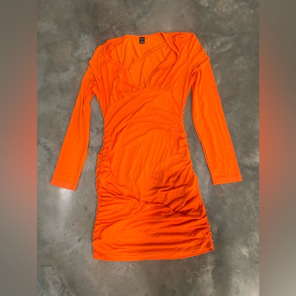 SHEIN Dresses & Skirts - Orange v neck dress